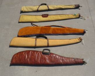 Lot 140. Five gun cases