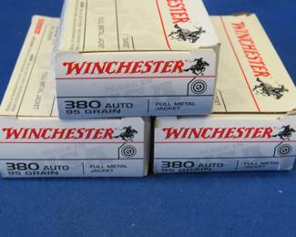 Lot 208. 150 Winchester 380 Auto rounds