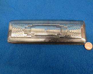 Lot 96. Hohner 'The Echo" double-sided 96-hole tremolo 7" harmonica in the keys of C and G in excellent condition. Sounds great.