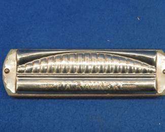 Lot 46. Rauner "Bull Dog" 32-hole tremolo "Full Concert" harmonica. 