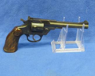 Lot 23. Iver Johnson Viking 67 22 Cal. revolver, S/N: A5552, 8-shot. The barrel has pitting. Permit Required