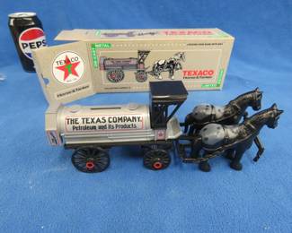 Lot 111. Texas Horse Tanker coin bank