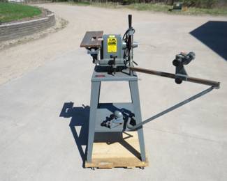 Lot 135. Foley Belsaw #10293 saw blade grinder/sharpener with stand
