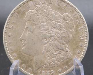 Lot 153. 1889 P Morgan silver dollar