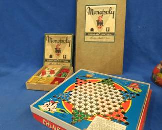 Lot 68. Vintage Monopoly and Chinese Checkers games