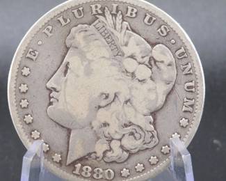 Lot 59. 1880 S Morgan silver dollar