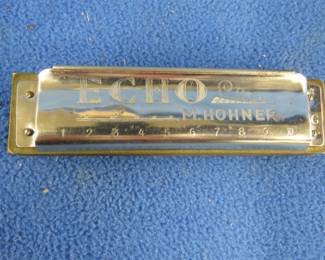 Lot 236. Hohner Echo diatonic harmonica in the key of G in the box in VGC. Sounds great.