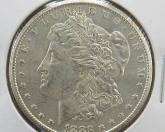 Lot 22. 1883 CC Morgan silver dollar