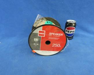 Lot 272. Approximately 250ft of RCA speaker wire