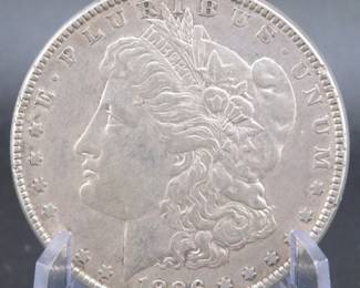 Lot 157. 1886 P Morgan silver dollar