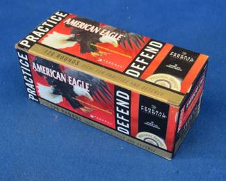 Lot 246. 120 Federal 9mm rounds. 100 practice rounds and 20 personal defense rounds