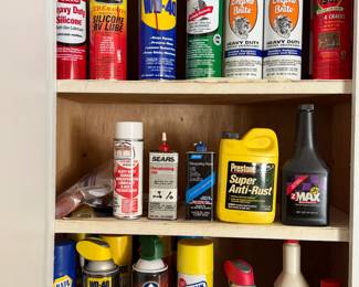 LUBRICANTS DEGREASER SEALER PRESTONE WD-40 GUNK