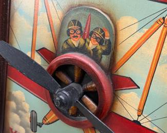 KOLOSKIS FANTASTIC FLYING SERVICE WOOD WALL ART DECOR