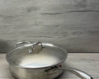 TRAMONTINA 5 QUART STAINLESS STEEL SKILLET WITH LID