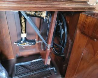 machine in cabinet 