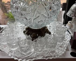 80’s Punch Bowl and Platter. Dillard’s 