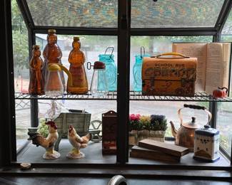 Rooster  & window decor