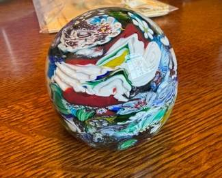 Vintage Murano Paper Weight -side 1 