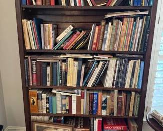 All Genres of Books and Wooden Book shelves