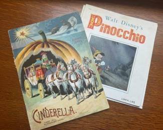  Antique Cinderella Linen pages Fairy Tales 