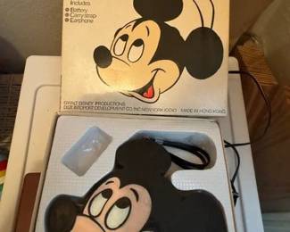 VIntage Disney  Radio in Box