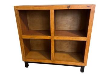 4 Compartment Wooden Storage Bookcase