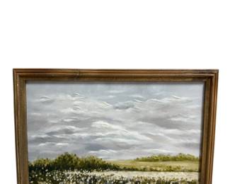 Framed Cloudy Landscape