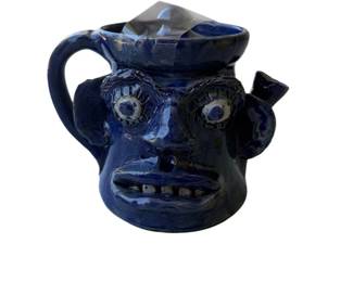 South American Pottery Face Jug
