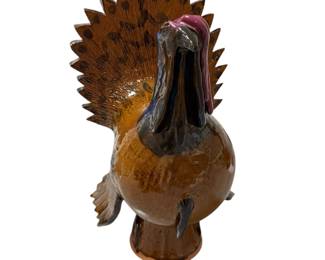 Claude and Vicki Miller Ram Pottery Ceramic Turkey