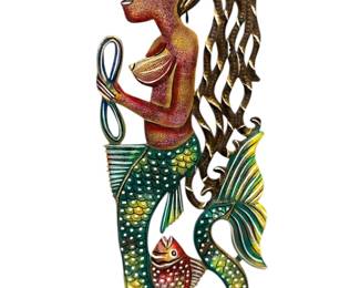 Haitian Metal Wall Sculpture