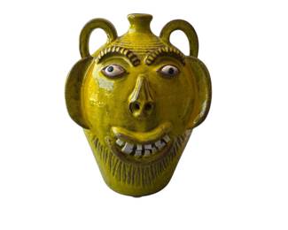 Southern Folk Lemon Lime Smiling Face Jug