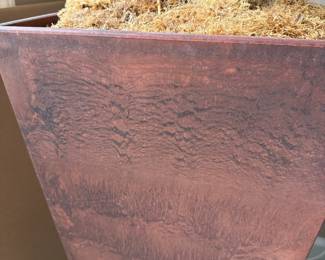 Tall Decorative Urn with Dried Grasses