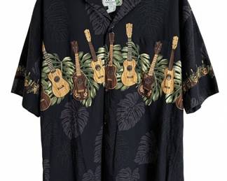 KY's Made in Hawaii Ukulele Print Shirt