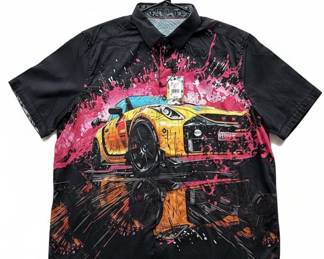 Robert Graham "Splash Drifter" Classic Fit Short Sleeve Button-Up Shirt