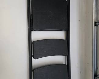 Black Folding Step Stool