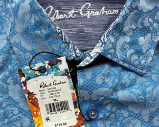Robert Graham "Palazzo" Short Sleeve Button-Up Shirt