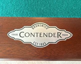 Brunswick Contender "Est. 1845" Pool Table