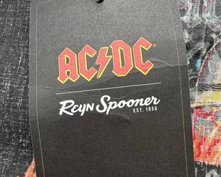 Reyn Spooner AC/DC "Back in Black" Button-Up Shirt