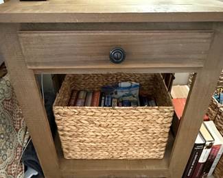 Rustic Farmhouse Style End Table Set