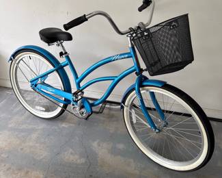 Blue "Lunar" Cruiser Bicycle