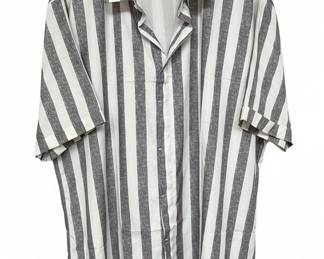 Coofandy Men's Striped Short Sleeve Shirt