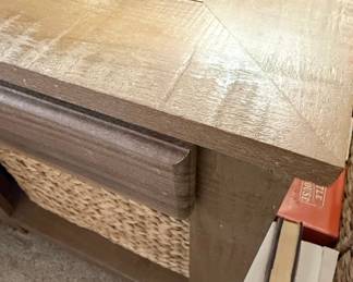 Rustic Farmhouse Style End Table Set