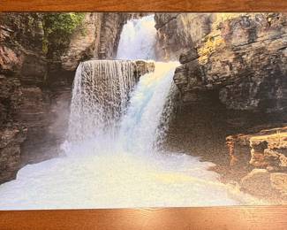 Waterfall Landscape Canvas Print