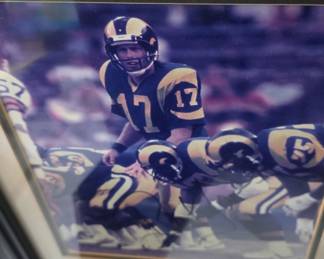 Bert Jones Los Angeles Rams #17 Photograph