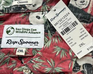 Reyn Spooner San Diego Zoo Wildlife Alliance Button-Front Shirt