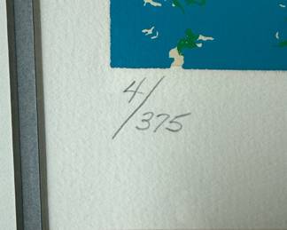 Leif Neiman "BUENA VISTA BAR #4" Silkscreen Print