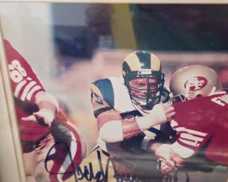 Jack Youngblood Autographed Los Angeles Rams 8x10 Photograph