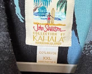 John Severson Collection by Kahala Hawaiian Islands Men's Short Sleeve Shirt