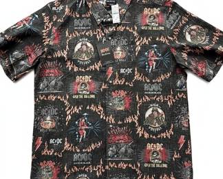 Reyn Spooner AC/DC "Back in Black" Button-Up Shirt