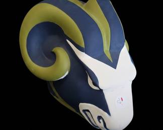 Los Angeles Rams Ceramic Helmet